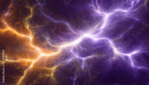 abstract lightning cloud background banner