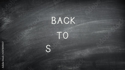 High-quality realistic chalkboard animation background featuring a vintage classroom blackboard with soft chalk texture and natural dust particles. 