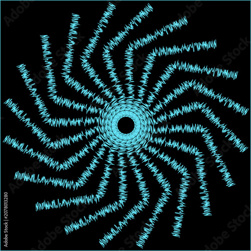 Abstract Neon Blur Gradient Background with Blue Cyan Glow and Soft Light Shapes