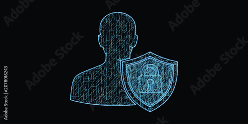 User Identity Data Protection and Cyber Security Concept