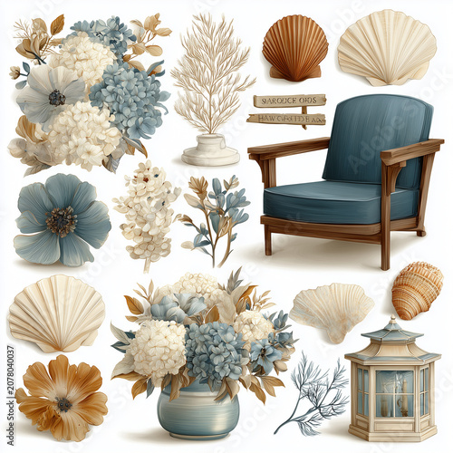 set of sea shells