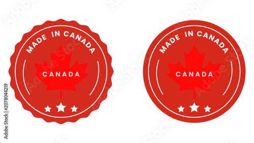 Foto Made in Canada Vector Stamp Emblem Badge Pack