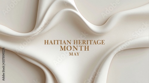 Elegant Backdrop for Haitian Heritage Month Celebration