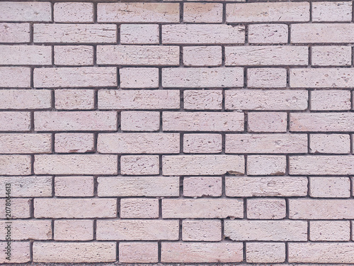 White brick texture wall background clean masonry surface design
