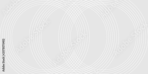 Cuadro en lienzo abstract white gradient color background with curve and swirl lines decoration