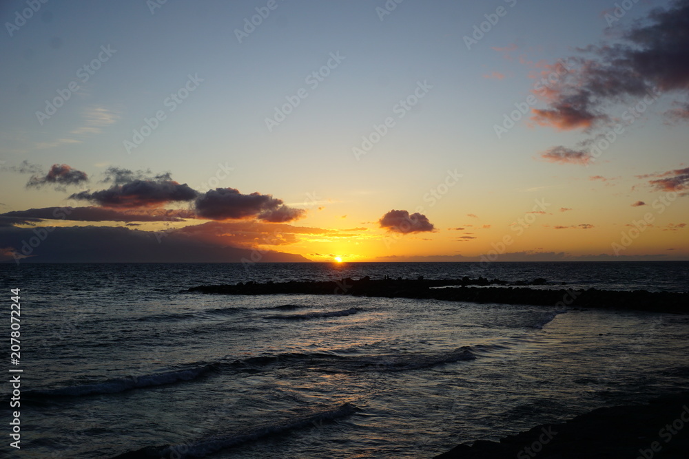 Obraz premium sunset on the beach