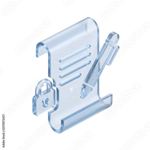 Transparent, plastic, document, holder, desk, organizer isolated on Transparent Background
