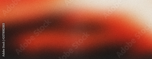 Εκτύπωση καμβά warm orange and red gradient light leak on dark background, abstract grainy texture, energetic and vibrant, modern design element, subtle bokeh effect