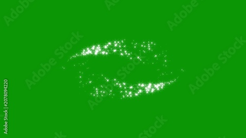 4k Twinkle glitter star sparkle, White stars and bokeh lights sparkle, magic sparkles glitter line stars, Magic light stars line effect on green screen, white glowing fairy sparkle line burst.