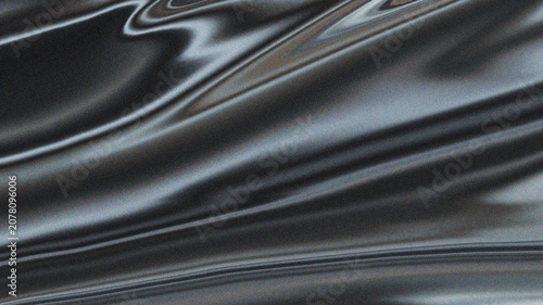 Silver Gray Metallic Silk Smooth Wave Abstract Background