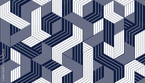 Cubes abstract background, ...