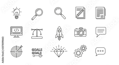 Business Icons and Symbols Collection