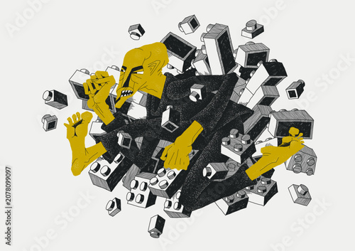 Photography Vector illustration of rebellion and nonconformism