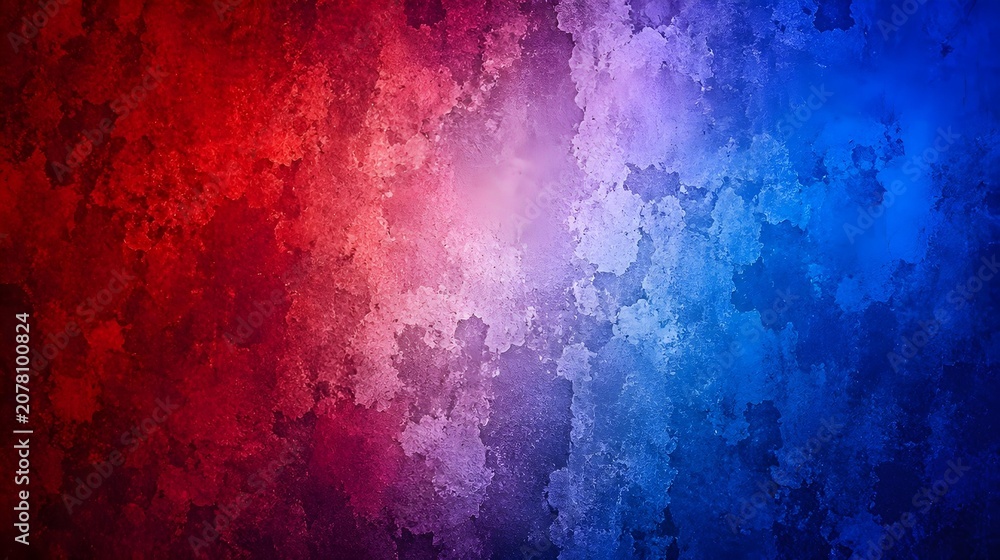 Fototapeta premium Textured abstract background with a gradient from red to blue and purple hues