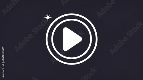 a video player icon for musical apps