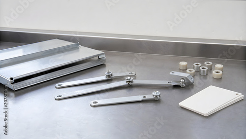 Photos HVAC economizer damper linkage kit with blank cards