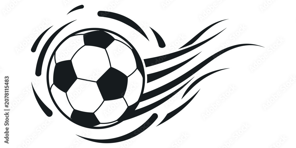Fototapeta premium soccer ball vector illustration
