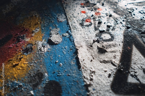 gritty urban street texture with spray paint