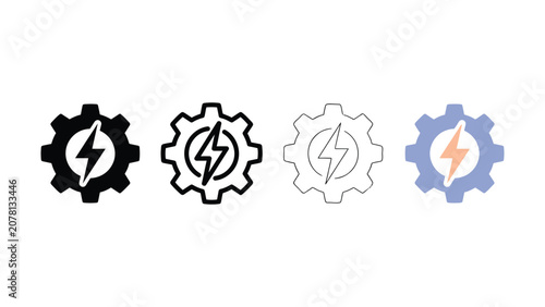 Electrician Worker Tool Icon Evolution
