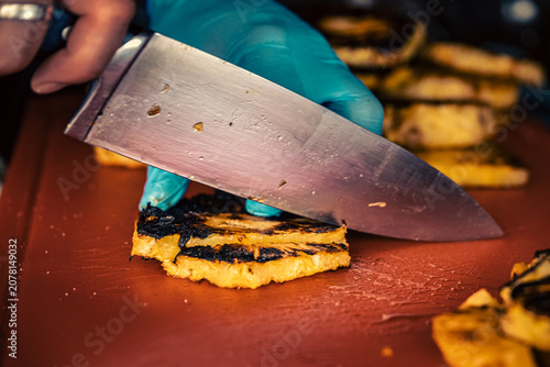 Photos Anana asada para preparar postre