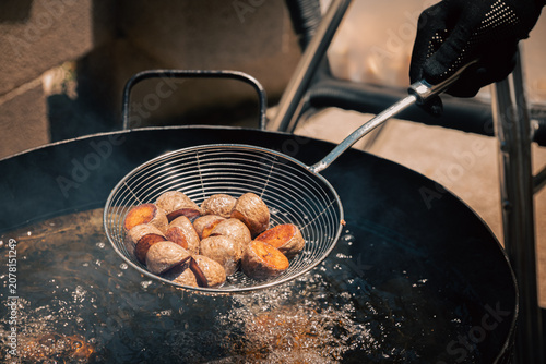 Foto Patatas fritas hechas en disco
