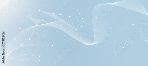 Tableau sur toile Network connection