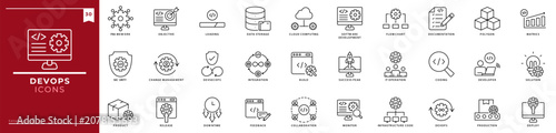 Foto Devops, Outline icons collection