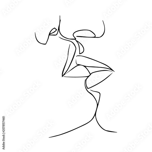 silhouette of a girl