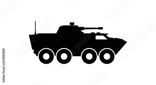 Armored Personnel Carrier Silhouette