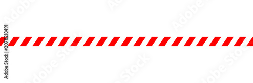 Realistic Danger Tape Vector Set, Red Black White Warning Barrier Ribbons, Do Not Enter Safety Tape, Seamless Caution Stripe Pattern, Isolated Vector Illustration