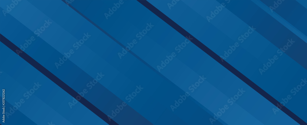 Obraz premium Gradient blue abstract background with a soft curve and smooth lighting.