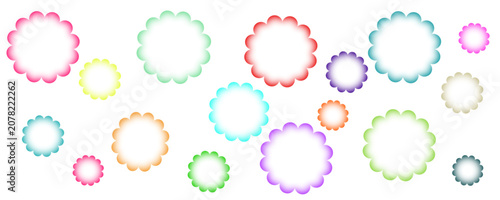 flower budle png abstract gradient