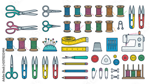 Φωτογραφία Sewing tools and equipment collection 4.