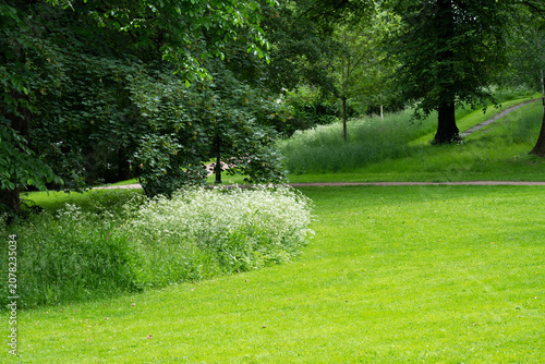 Detail of Frognerparken or Frogner Park, the largest urban park in Oslo, Norway