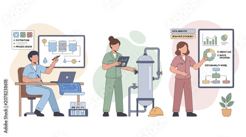 Industrial Process Engineering Team Collaboration and Data Analysis