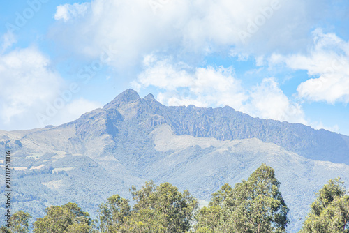 Pichincha Province, Quito, Ecuador – June 29, 2026: The Pasochoa volcano is located in the Pasochoa Wildlife Refuge. It is an extinct volcano standing 4,200 meters tall.