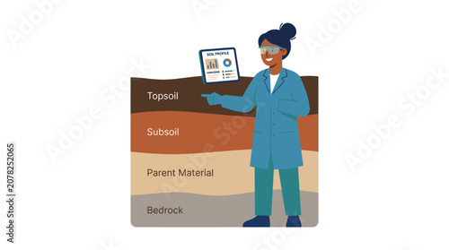 Scientist Explains Soil Layers: Topsoil, Subsoil, Parent Material, Bedrock