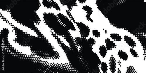 Cuadro en lienzo Glitch distorted geometric shape