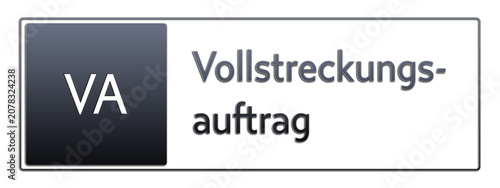 Canvastavla VA - Vollstreckungsauftrag - Abkürzung aus deutschem Recht, Verwaltung