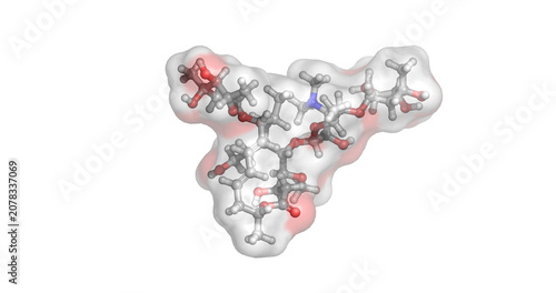Foto Epoetin Alfa, recombinant human erythropoietin (EPO), 3D molecule 4K
