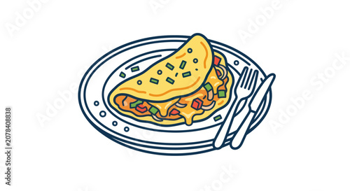 Φωτογραφία Tasty folded quesadilla on plate.