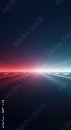 A deep gradient visualization showcasing vast potential and endless conceptual space leading to the distant abstract edge, art, form, mystery