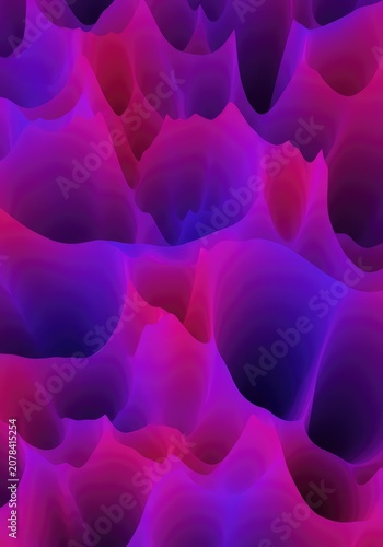 Vibrant, seamless blend of deep, saturated colors forming an infinite abstract chromatic field with smooth light transitions and modern artistic depth, texture, warm, field