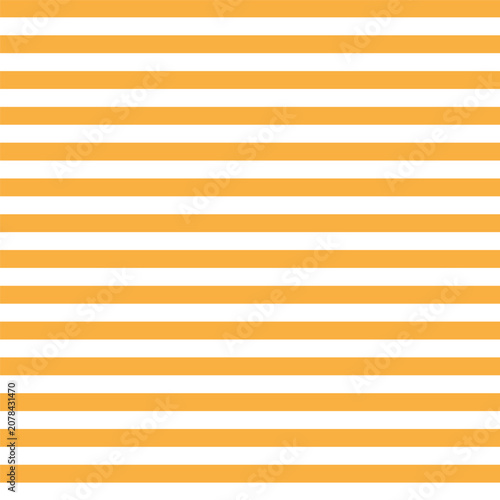 Schilderij op canvas Minimalist seamless pattern with yellow and white horizontal stripes