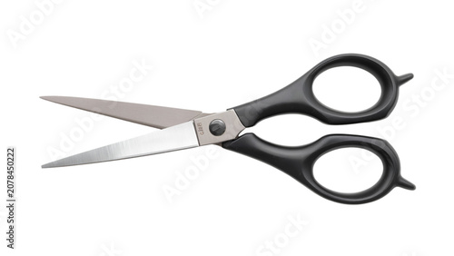 Scissors with black handles