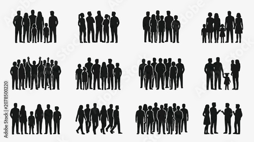 Fotografía Group of diverse professionals in business attire.