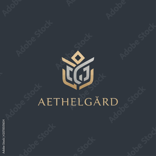 Aethelgard Luxury Brand Logo Design.