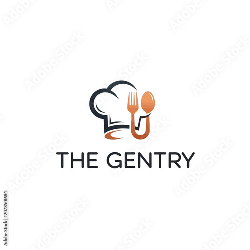 The Gentry Chef Logo Design.
