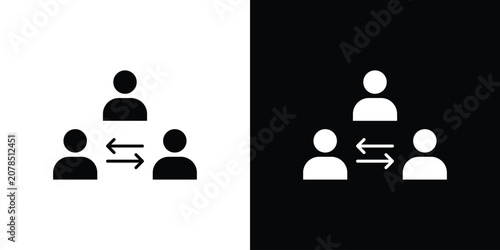 Quadro su tela Mediator icon line design series