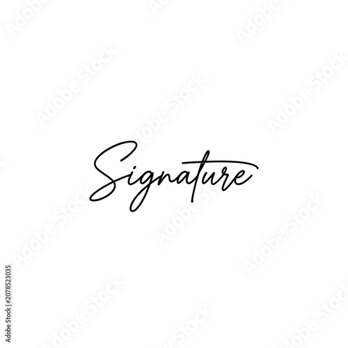 Elegant handwritten signature in black ink.